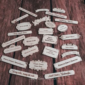 Sklejka - Napisy, tabliczki