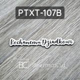 Tabliczka okolicznościowa wycinana laserowo z napisem "Kochanemu Dziadkowi"