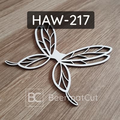 Skrzydła wróżki laserowane z HDF do dekoracji i rękodzieła.